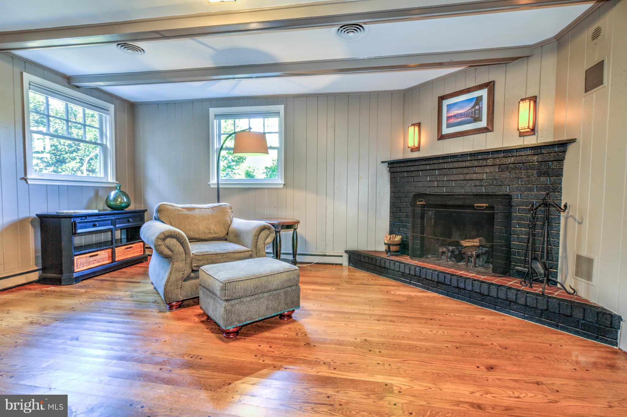 1912 Harwood Road Annapolis, MD 21409 - Photo 22 of 37 Wood Burning Fireplace in Den