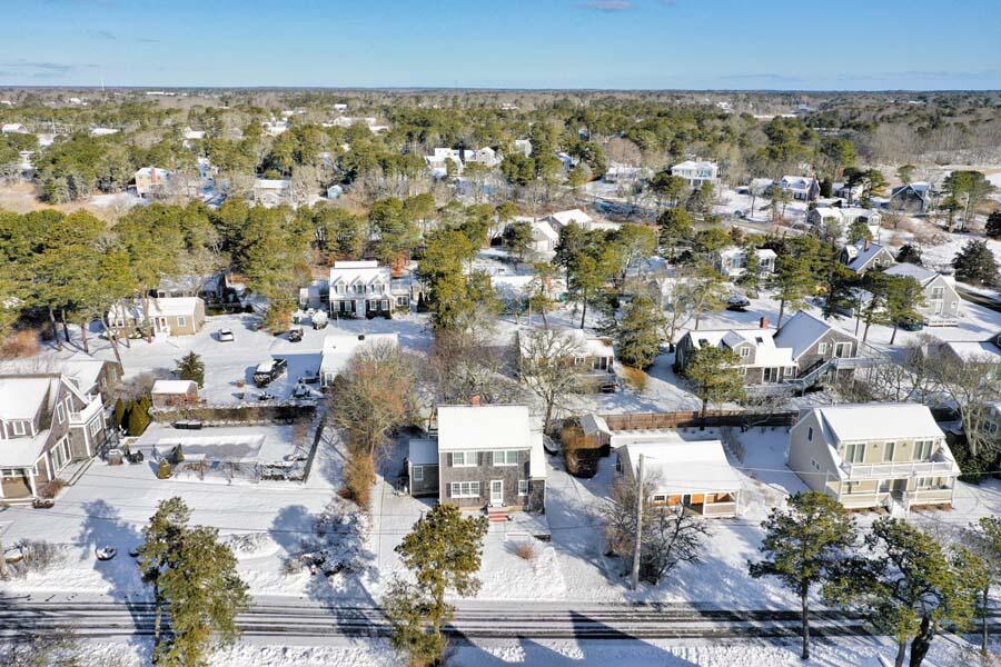 28 Patterson Road Chatham, MA 02633 - Photo 8 of 35 Patterson Aerial of Front of House
