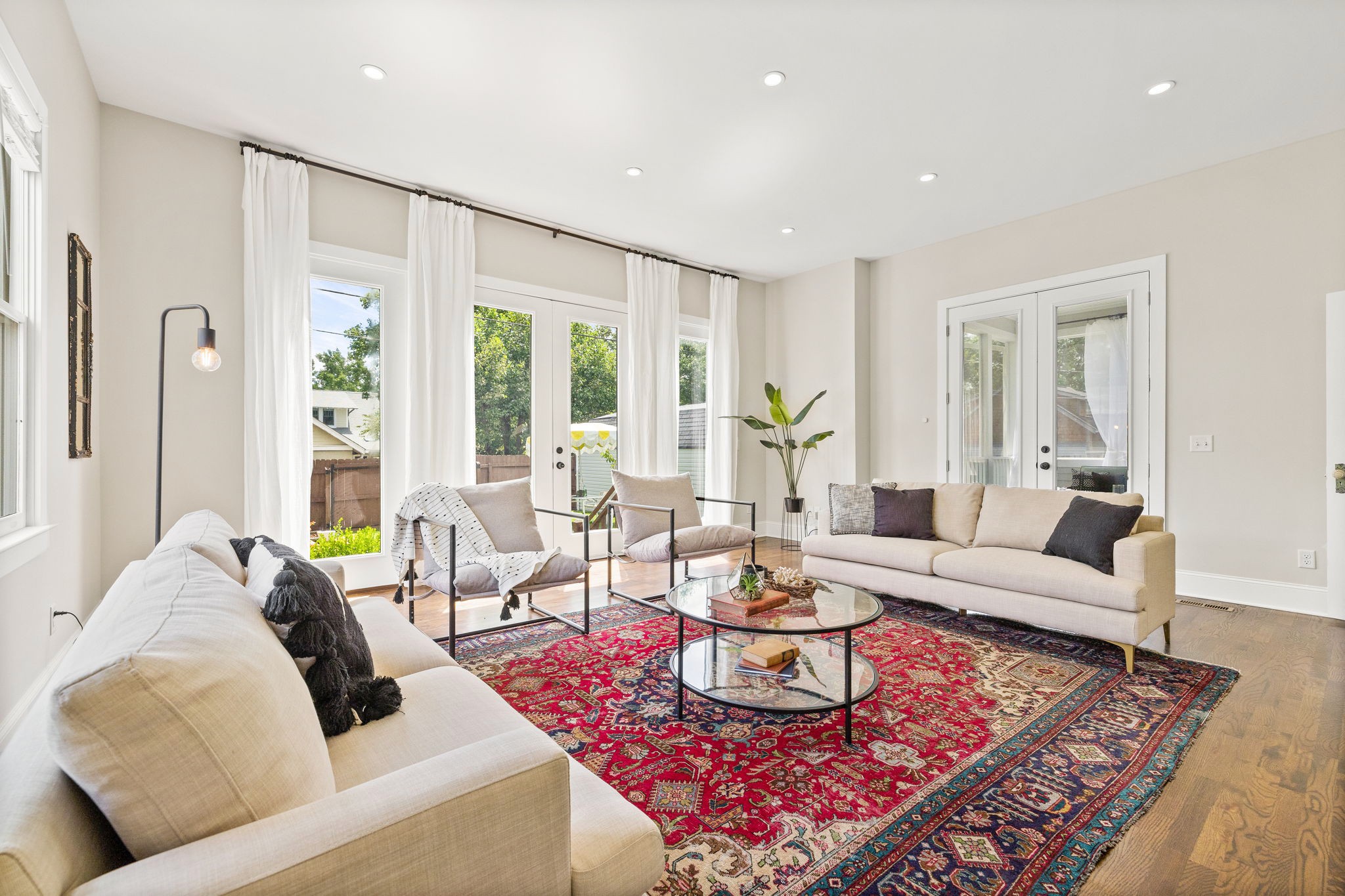 1412 Ordway Place Nashville, TN 37206 - Photo 50 of 70 a living room with furniture or couch and a large window