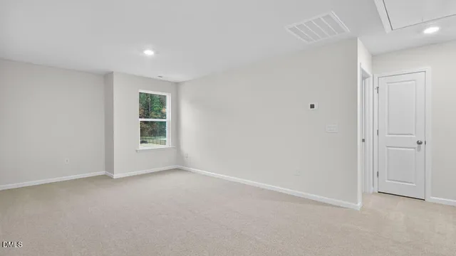 a view of an empty room