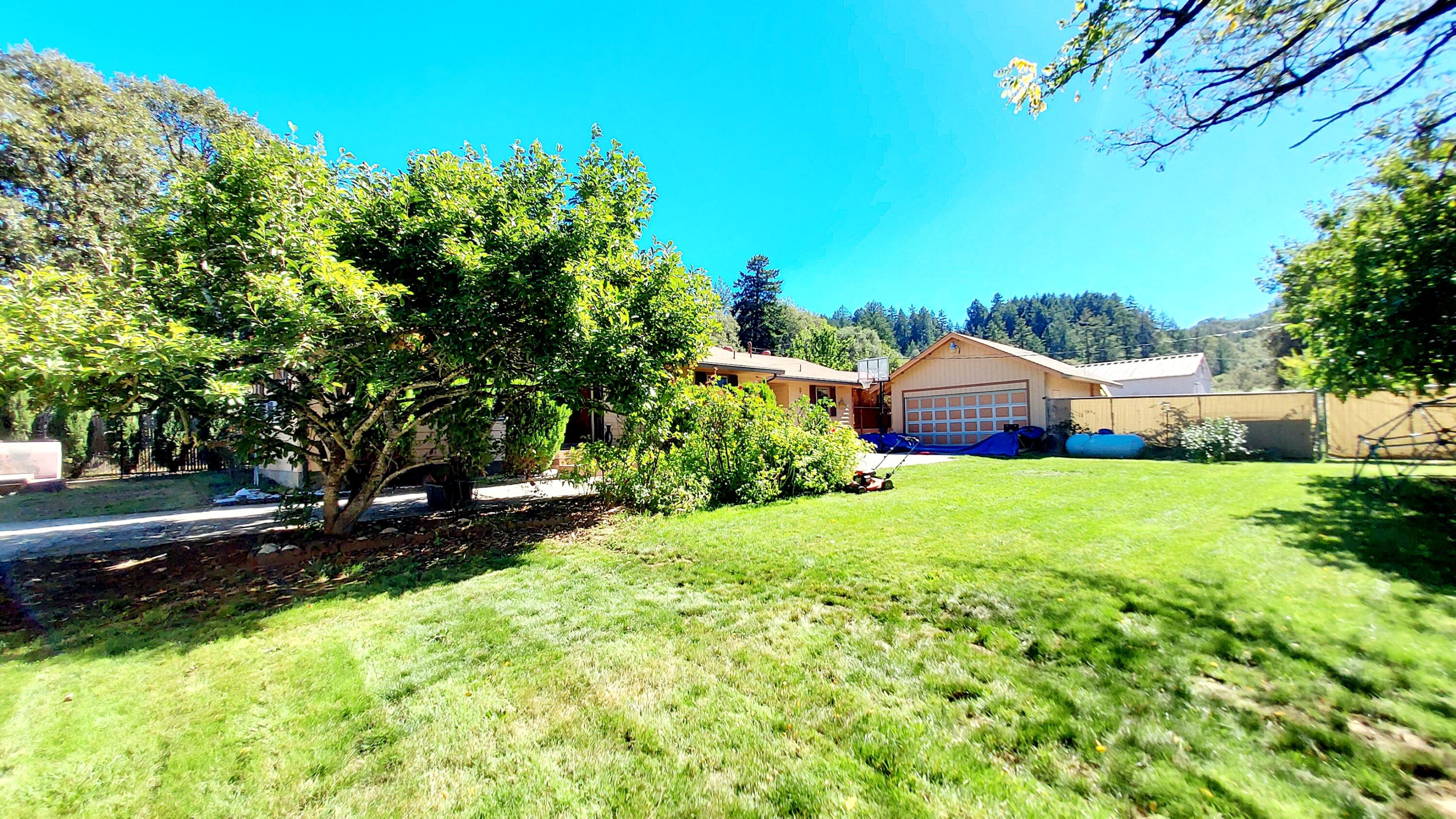 609 Steelhead Road Alderpoint, CA 95511 - Photo 54 of 58 Enclosed Front Yard 2