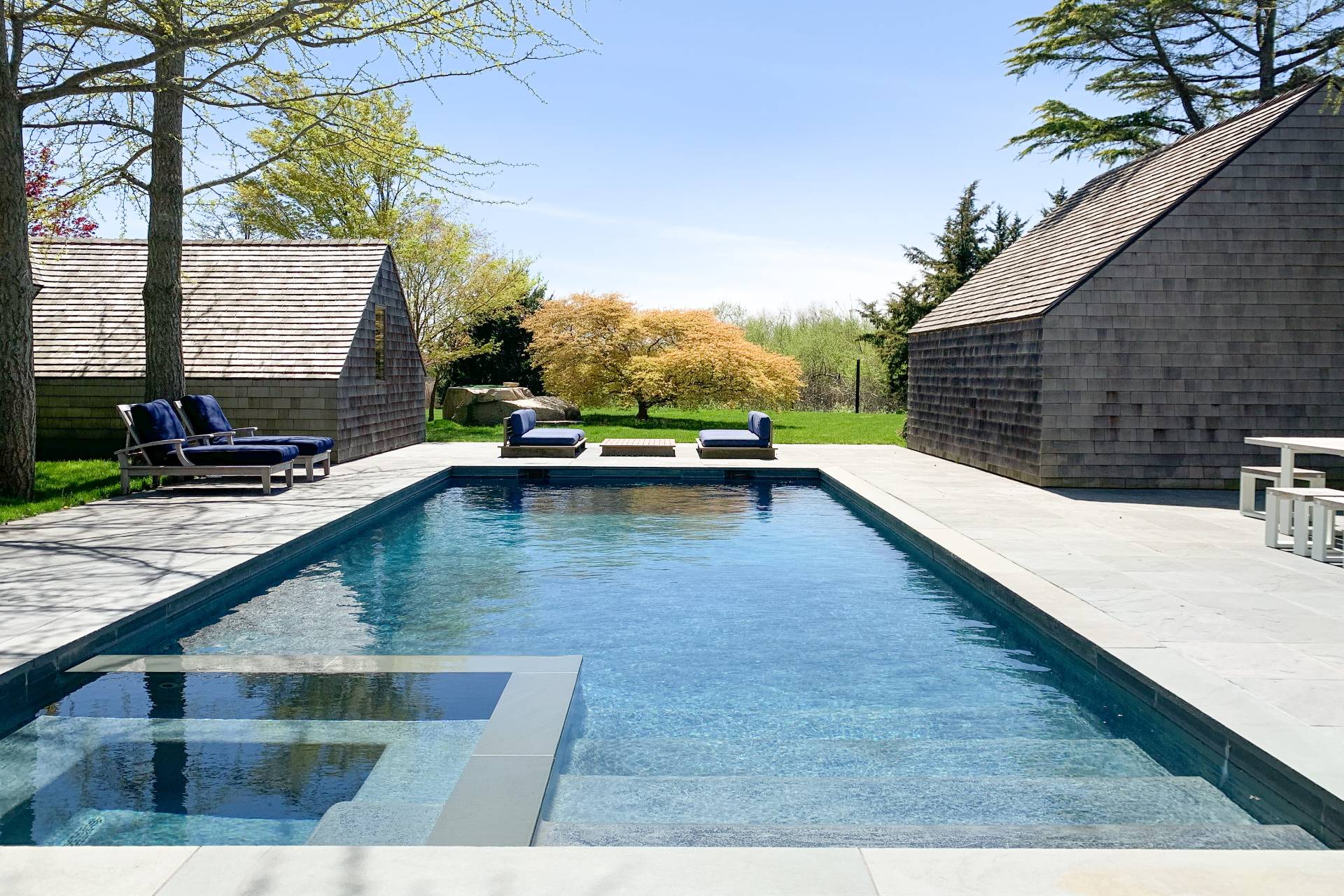 635 Lumber Lane Bridgehampton, NY 11932 - Photo 8 of 27 a view of swimming pool with outdoor seating