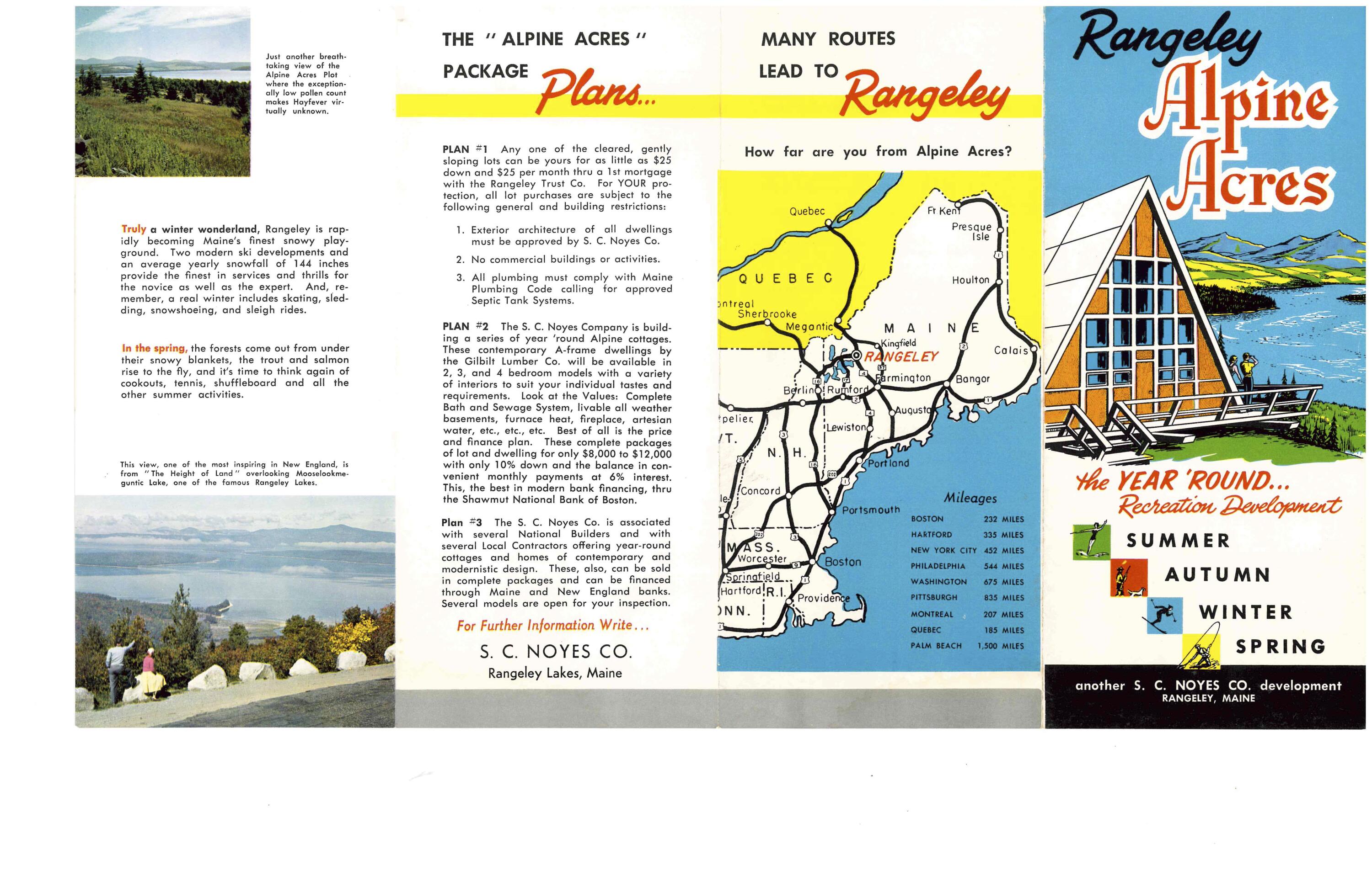 M34-l28a McCard Road Rangeley, ME 04970 - Photo 4 of 12 Alpine Acres Brochure Page 1