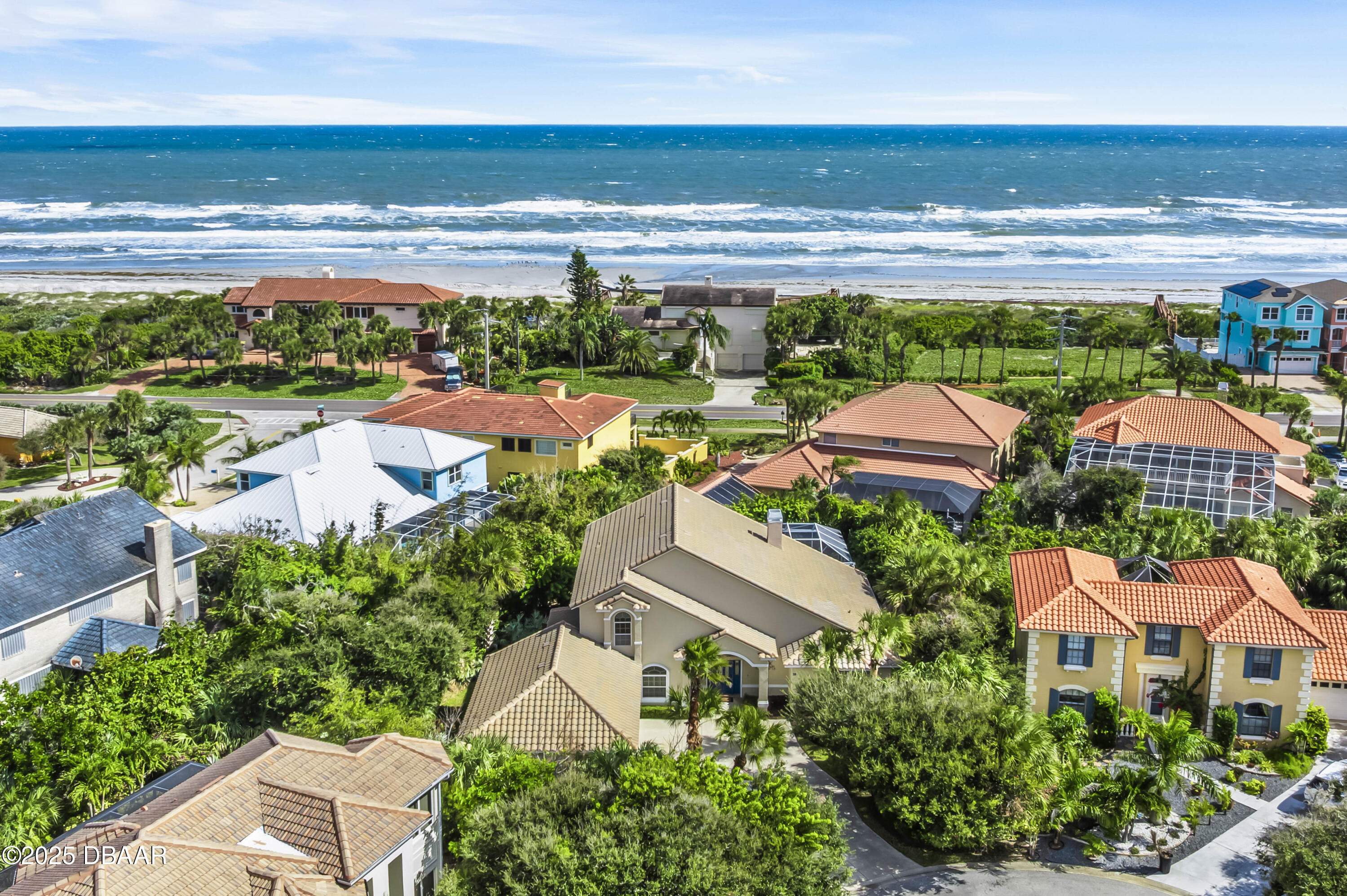 38 South Turn Circle Ponce Inlet, FL 32127 - Photo 43 of 49 an aerial view of residential houses with outdoor space and ocean