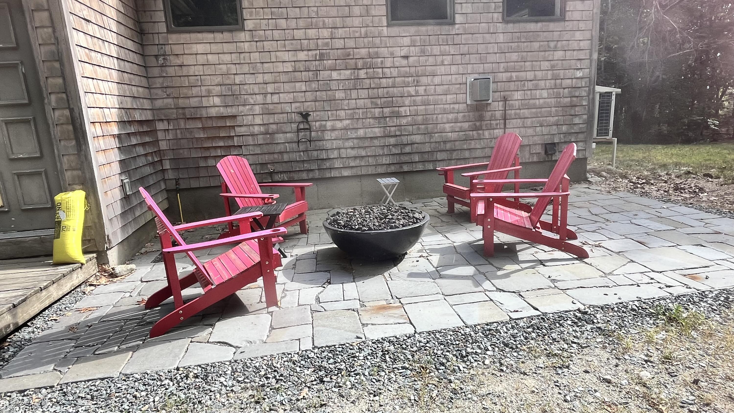 117 North Bend Road Ellsworth, ME 04605 - Photo 4 of 34 Patio with cement bowl propane heater
