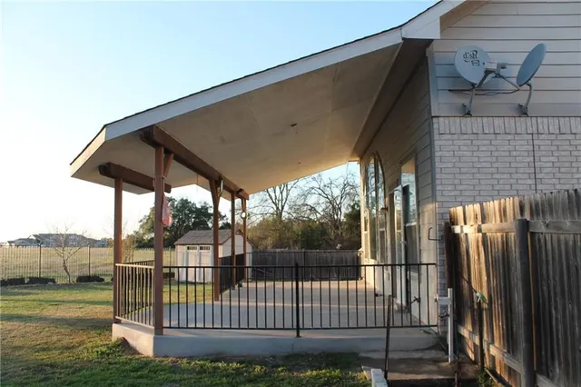 a view of a roof deck