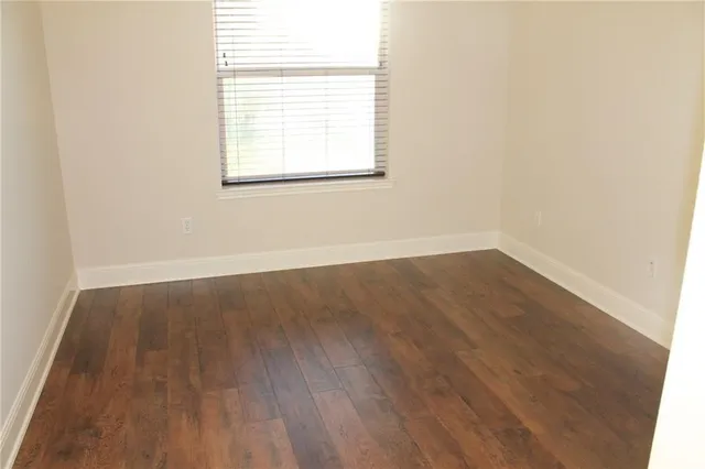 a view of an entryway with a window