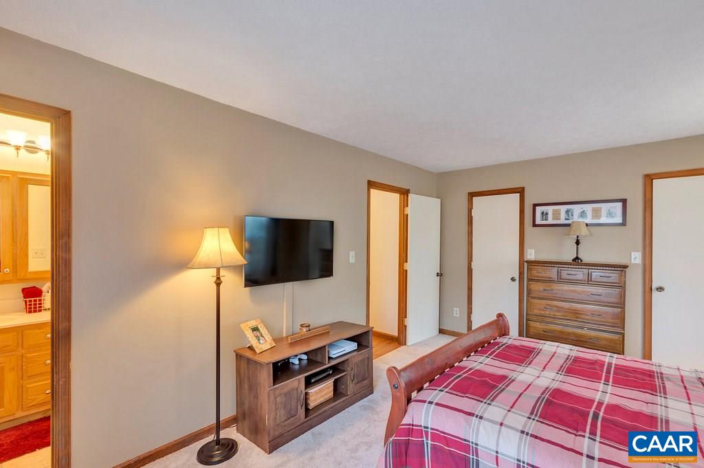 30 East Point Road Palmyra, VA 22963 - Photo 18 of 38 a bedroom with a bed and flat screen tv