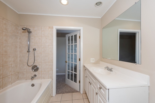 1111 Webster Lane Des Plaines, IL 60016 - Photo 17 of 25 a bathroom with a sink and a bathtub