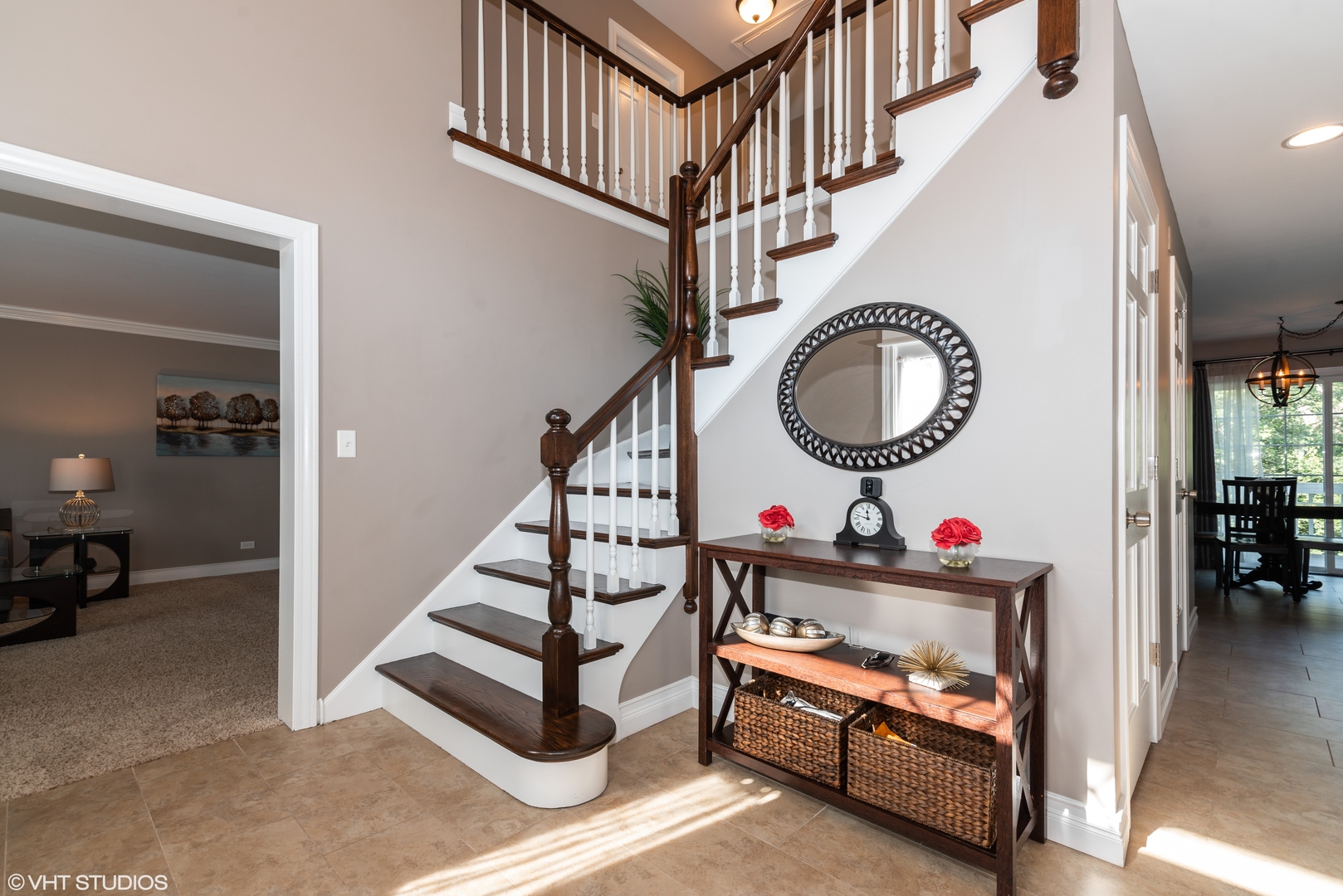 35W521 Parsons Road Dundee, IL 60102 - Photo 2 of 18 a view of entryway livingroom and hall with wooden floor