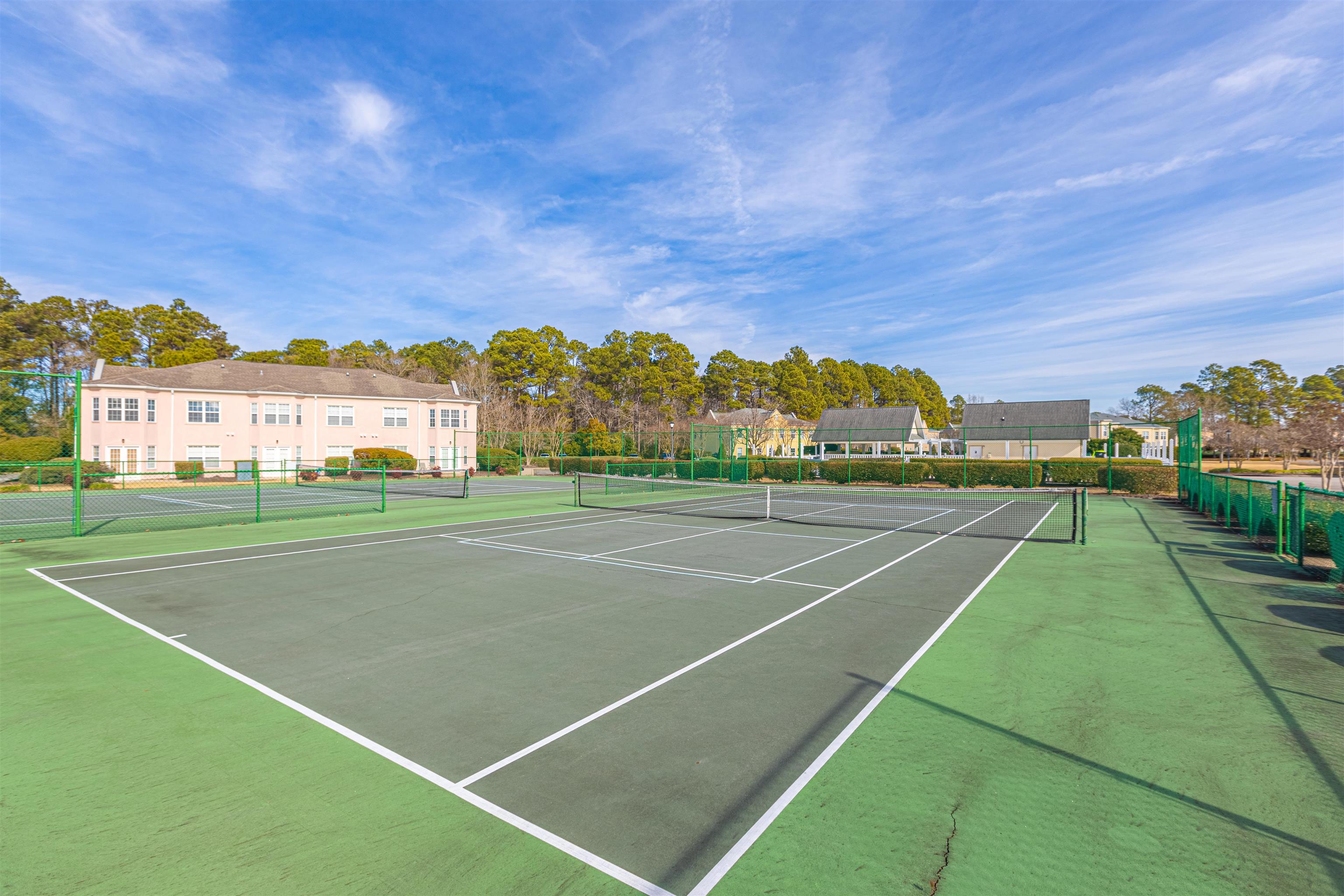 4585 Girvan Drive, Unit D Myrtle Beach, SC 29579 - Photo 25 of 32 View of tennis court