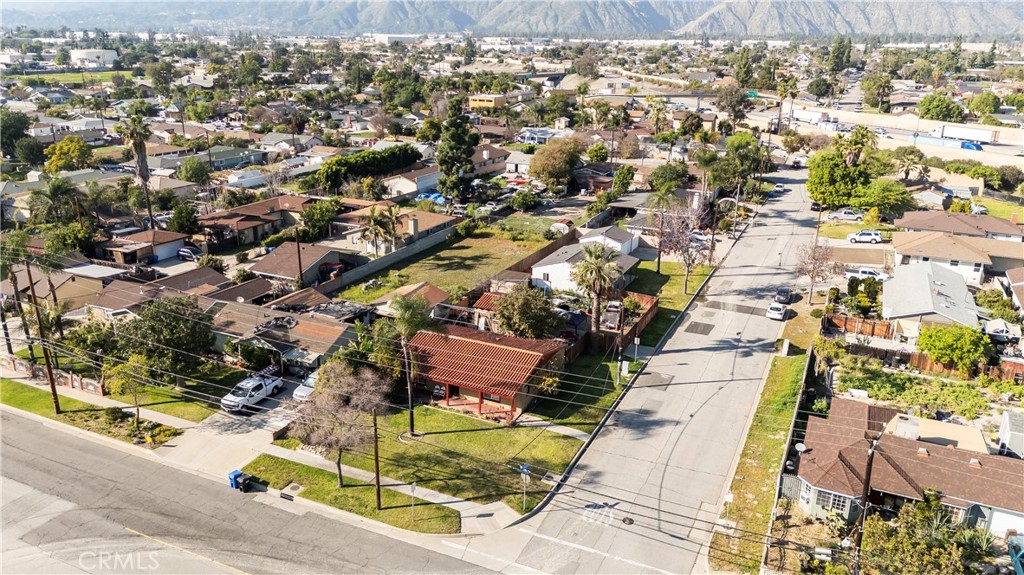605 West 1st Street Azusa, CA 91702 - Photo 38 of 38 an aerial view of residential houses with outdoor space