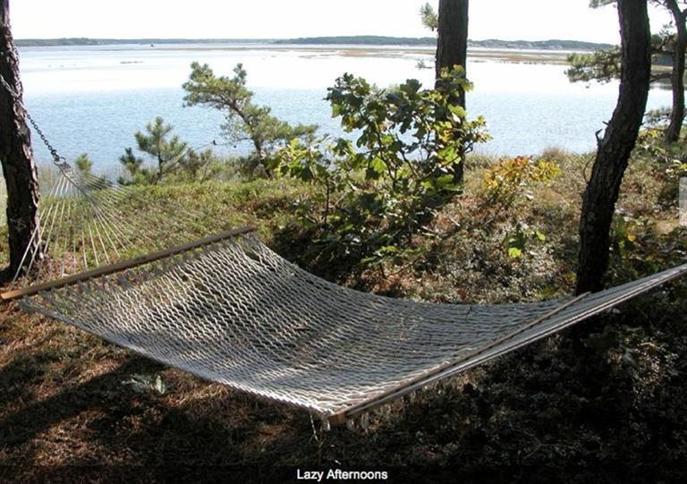 165 Baker Road Wellfleet, MA 02667 - Photo 15 of 20 a view of a yard from a balcony