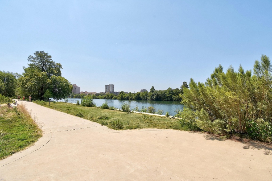 360 Nueces Street, Unit 2808 Austin, TX 78701 - Photo 24 of 29 a view of a lake with houses