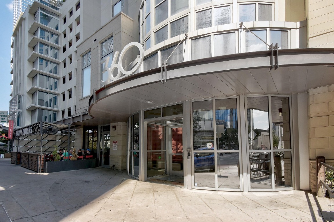 360 Nueces Street, Unit 2808 Austin, TX 78701 - Photo 6 of 29 a view of a building with a large windows