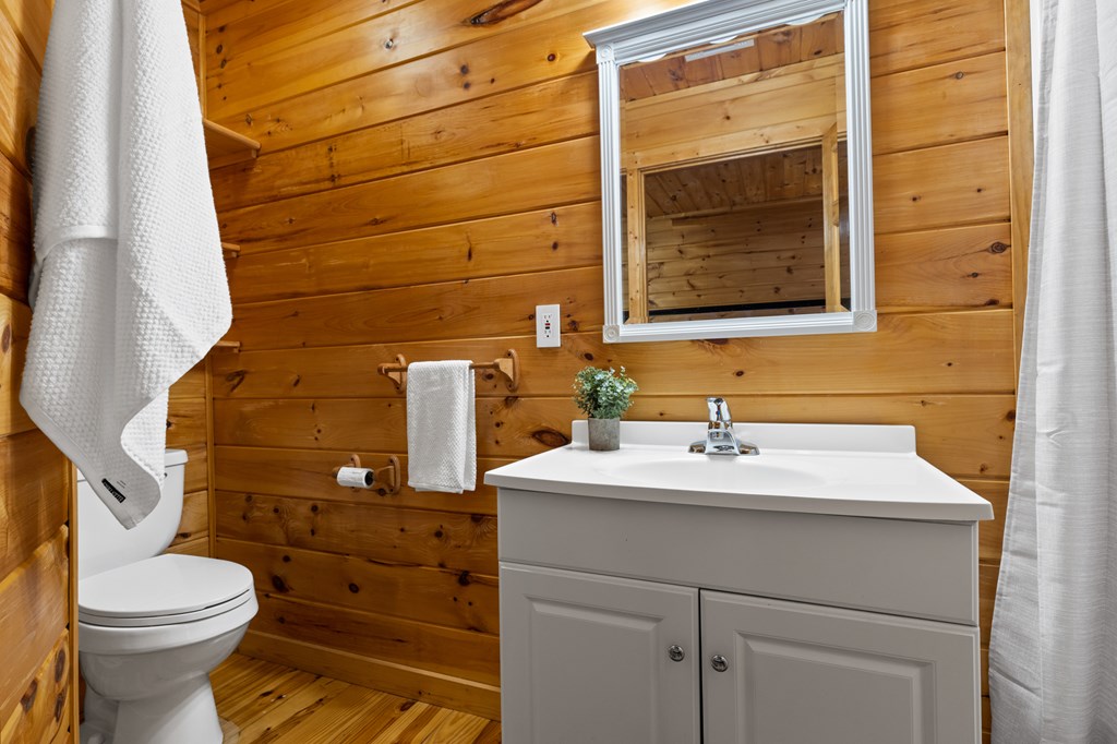 96 Holiday Court Ellijay, GA 30540 - Photo 29 of 51 a bathroom with a sink and a toilet