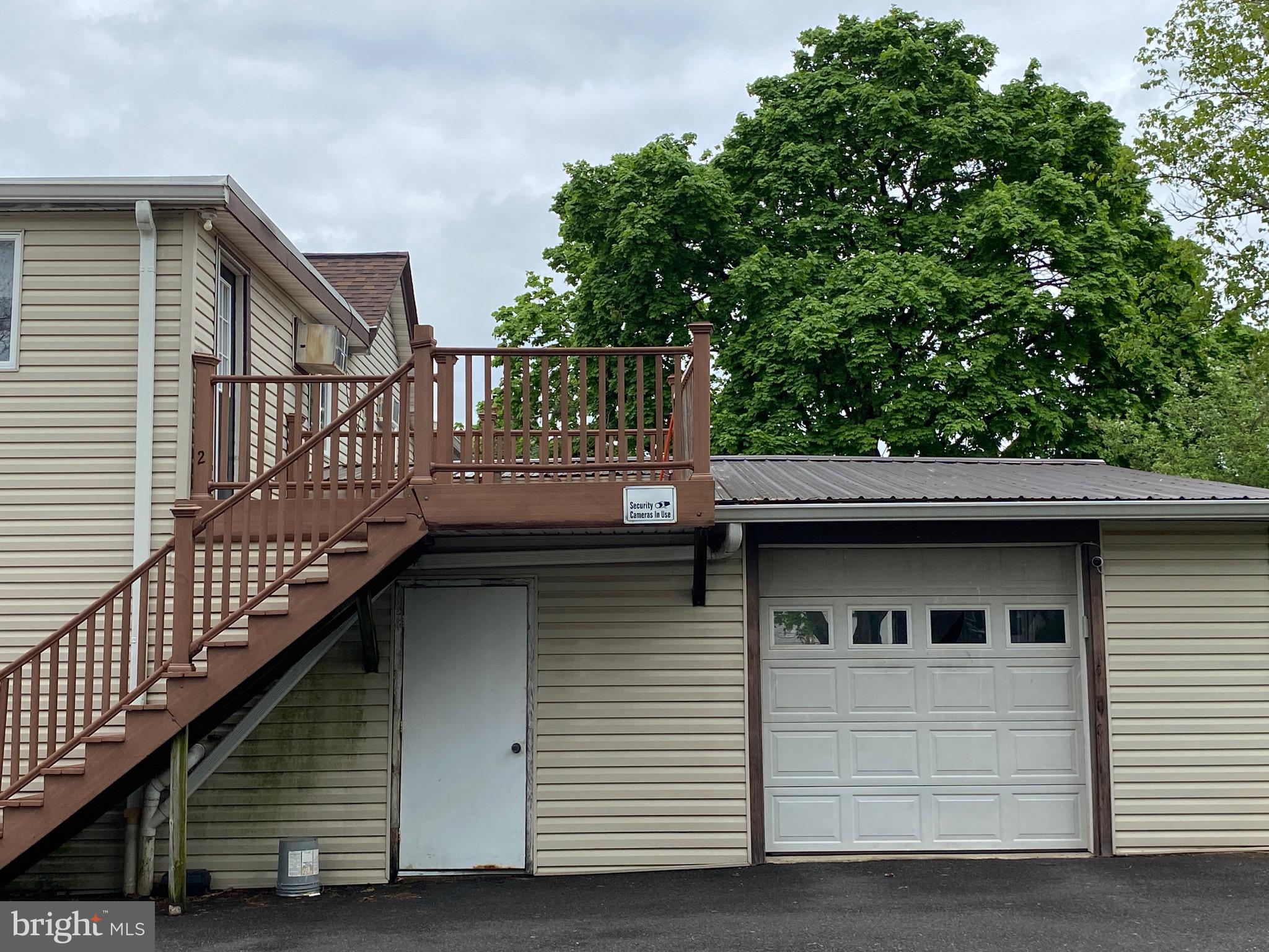 Apartment is on the second floor