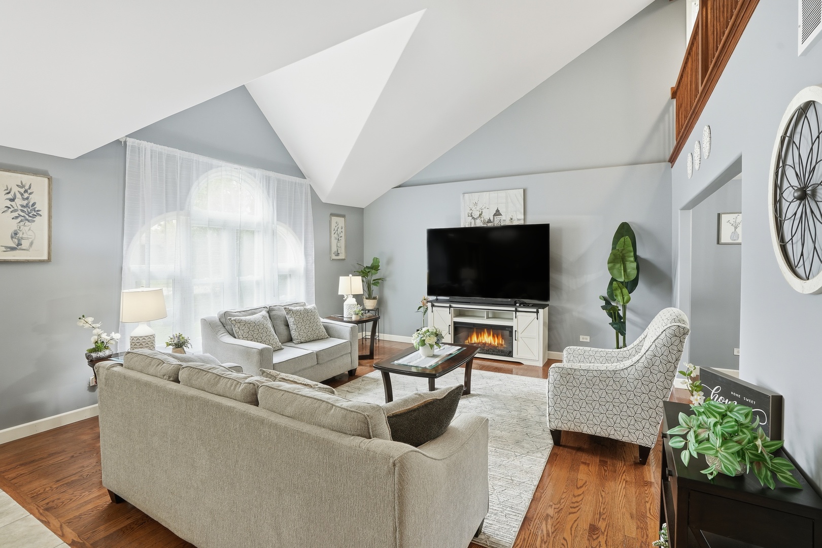 11254 192nd Street Mokena, IL 60448 - Photo 7 of 48 a living room with furniture and a flat screen tv