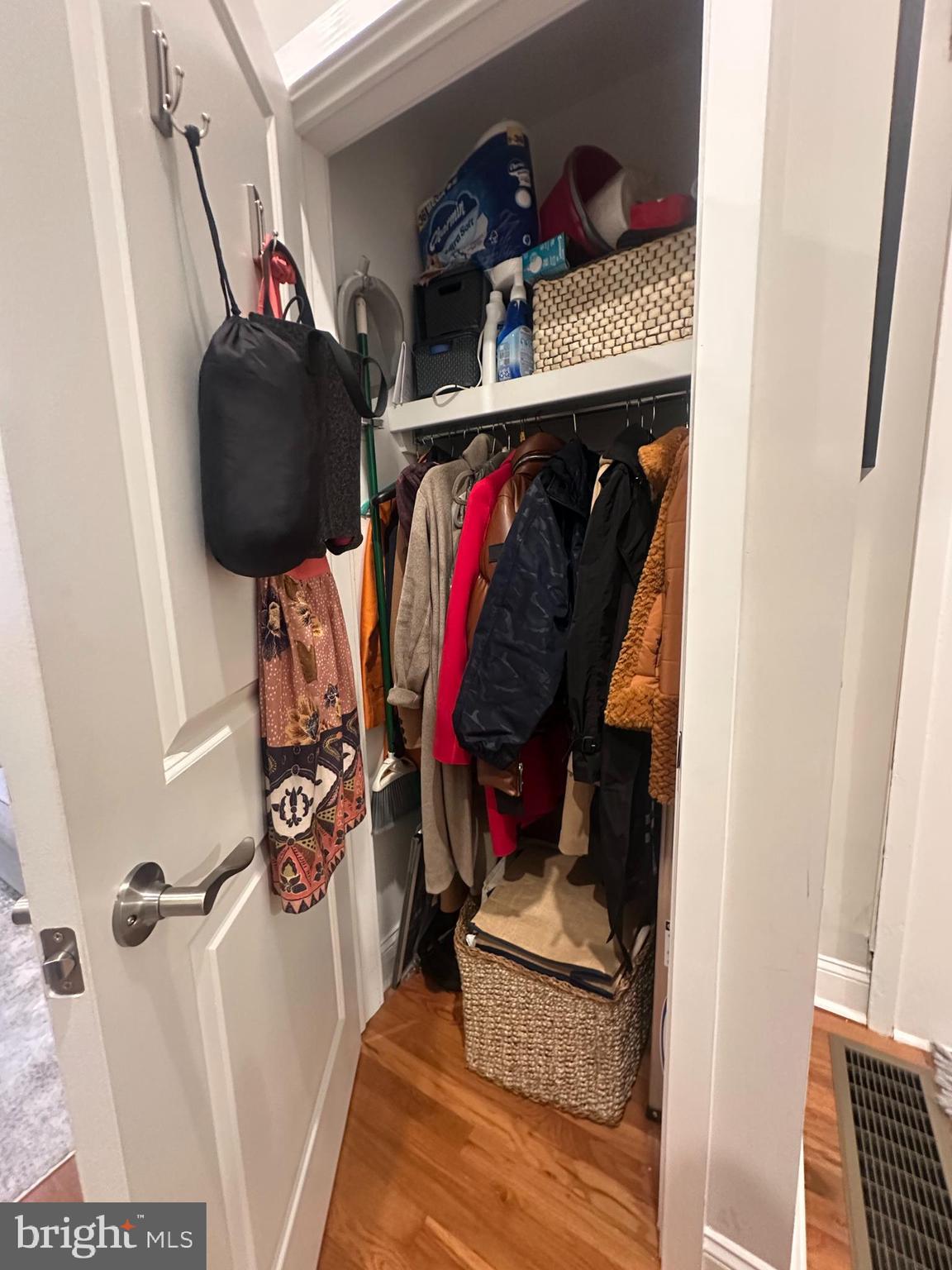 1015 Clinton Street, Unit 1F Philadelphia, PA 19107 - Photo 9 of 17 a view of walk in closet with clothes and shoes