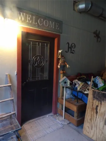 a room with storage and utility