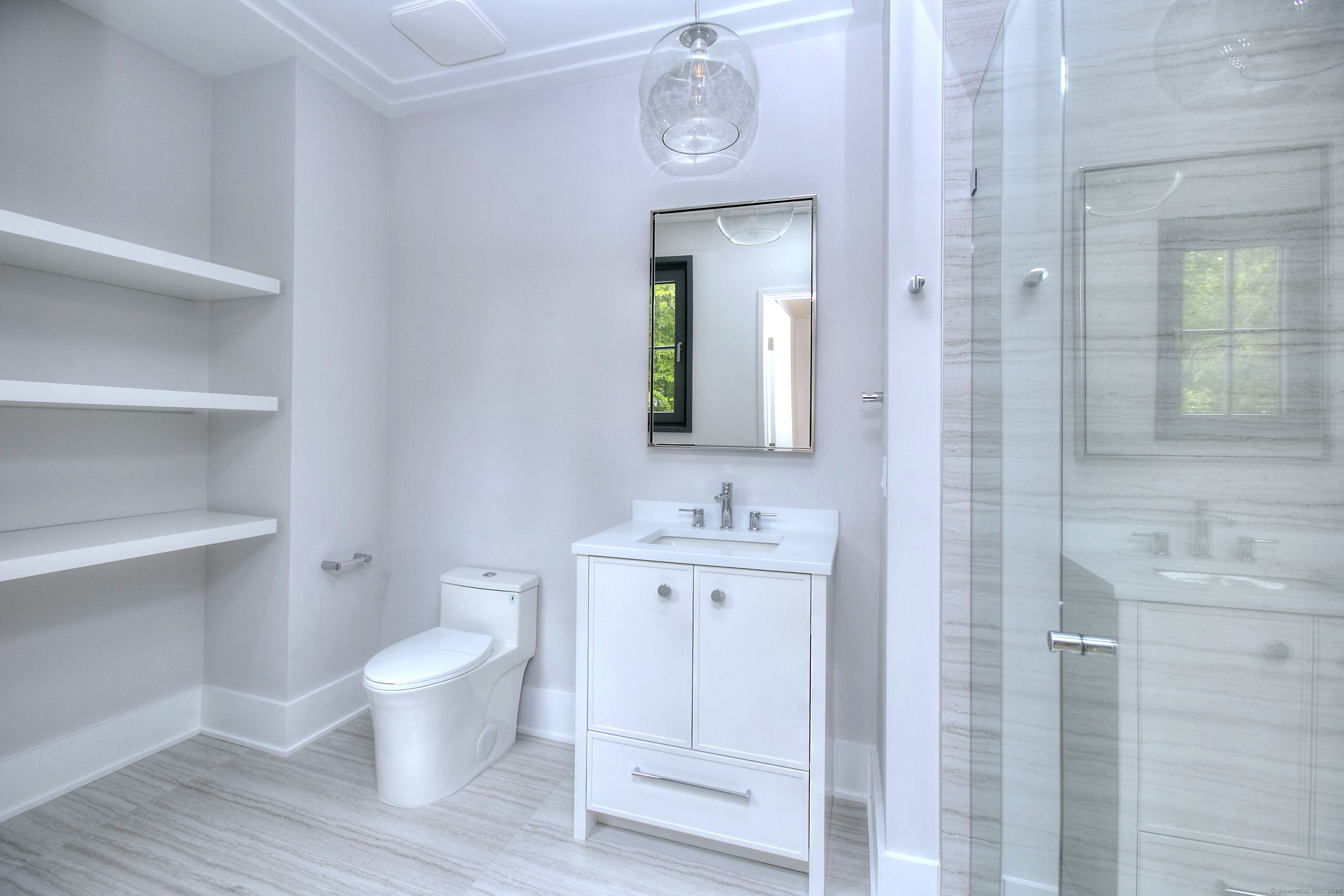 3 Hubbel's Lane Westport, CT 06880 - Photo 27 of 40 We put some floating shelves in here as well - why not? :)