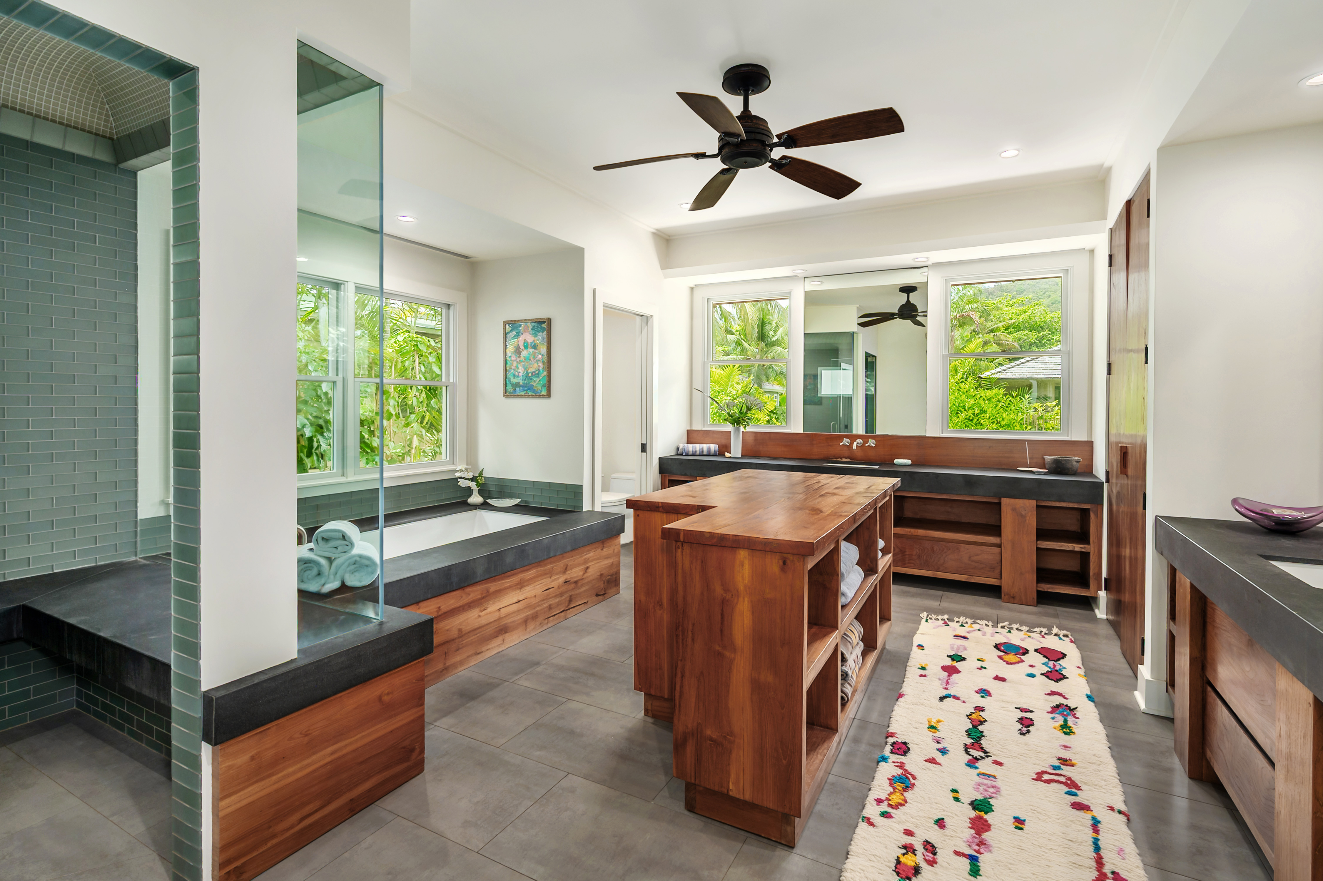 7336 Alealea Road Hanalei, HI 96714 - Photo 17 of 30 a kitchen with a stove and a sink