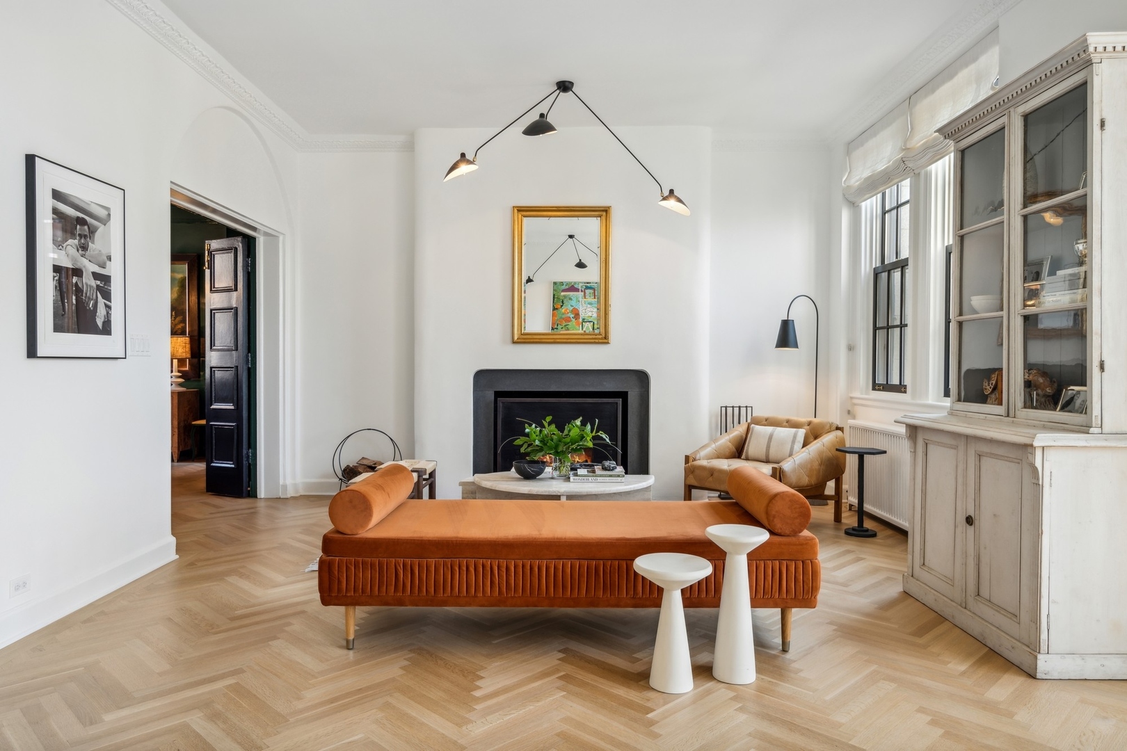 3100 North Sheridan Road, Unit 14B Chicago, IL 60657 - Photo 12 of 50 a living room with furniture a rug and a fireplace