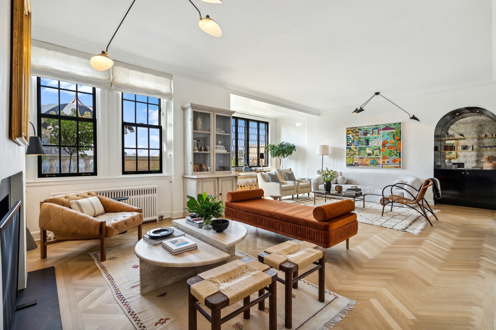 3100 North Sheridan Road, Unit 14B Chicago, IL 60657 - Photo 6 of 50 a living room with furniture and a large window