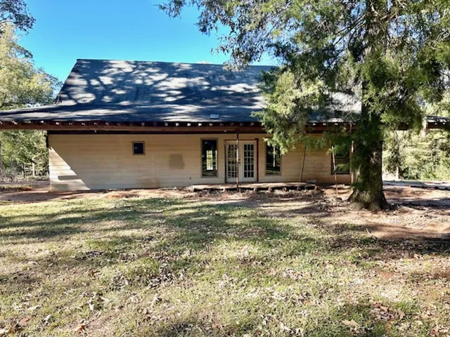 a view of outdoor space with swimming pool