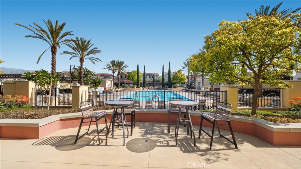 4699 Reflection Lane Ontario, CA 91762 - Photo 31 of 32 a view of a swimming pool with outdoor seating and plants