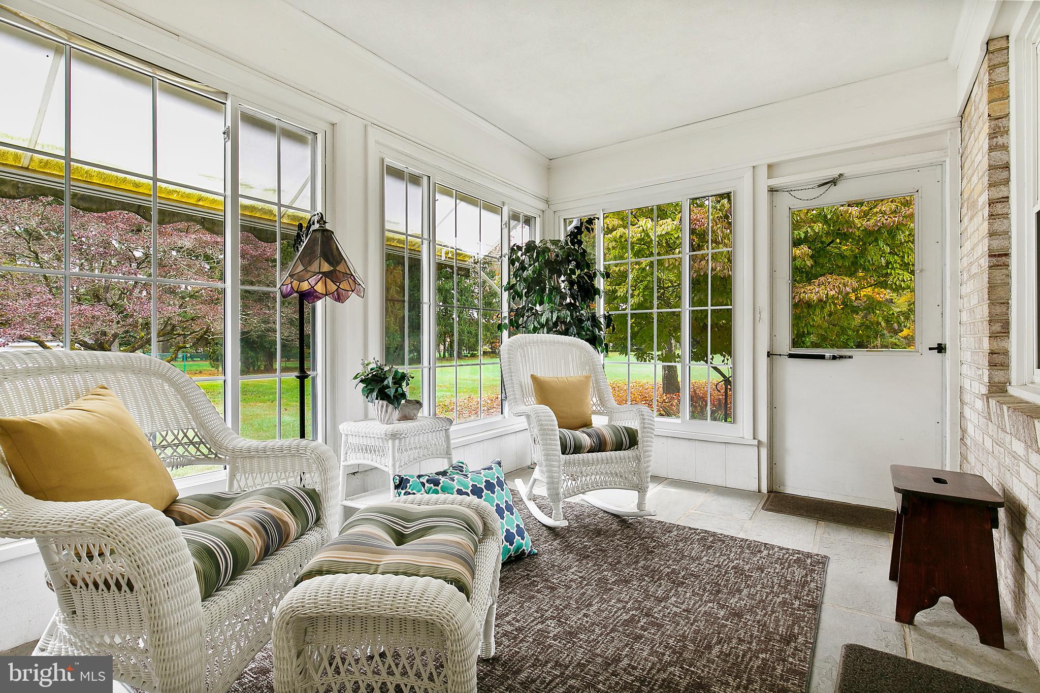 9 Dale Road Burlington, NJ 08016 - Photo 19 of 41 Sunroom overlooks private 2.4 acres!