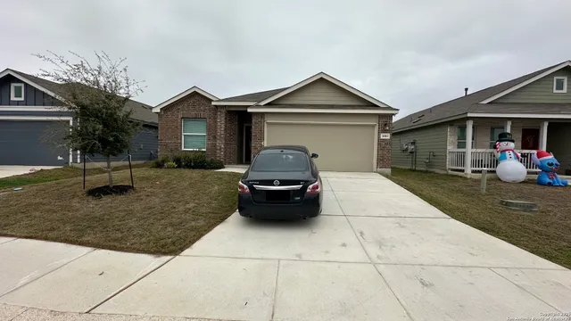 a car parked in front of house