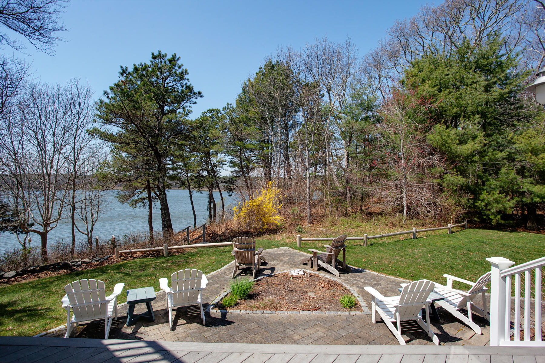 160 Bay Road Cotuit, MA 02635 - Photo 3 of 31 a view of a park with iron fence