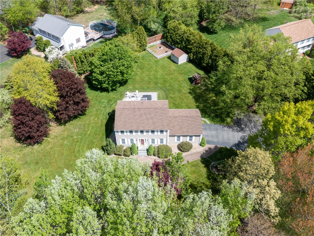 108 Wilbur Road Lincoln, RI 02865 - Photo 38 of 42 drone shot of home