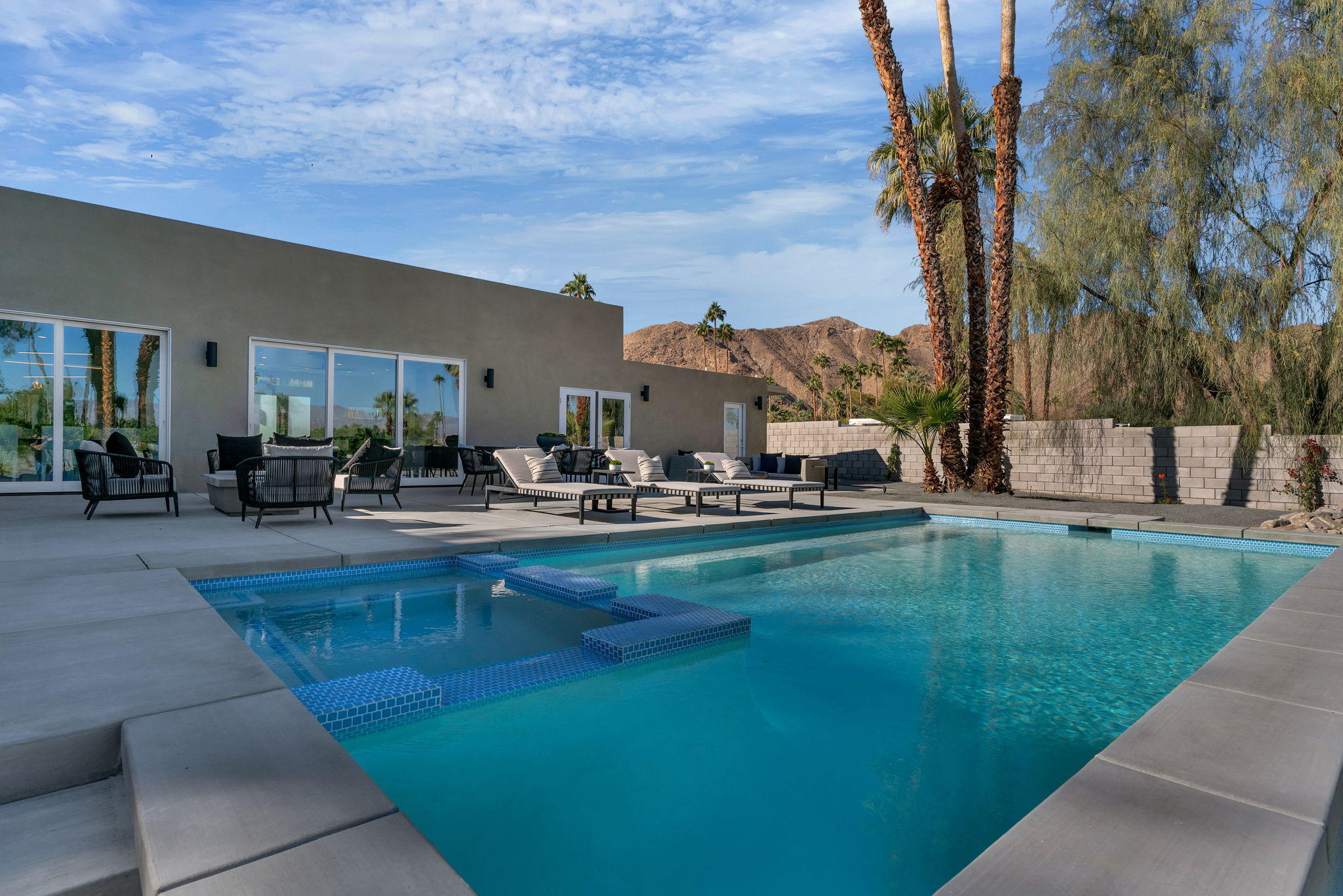 71374 Biskra Road Rancho Mirage, CA 92270 - Photo 1 of 75 Pool with Mountain Views
