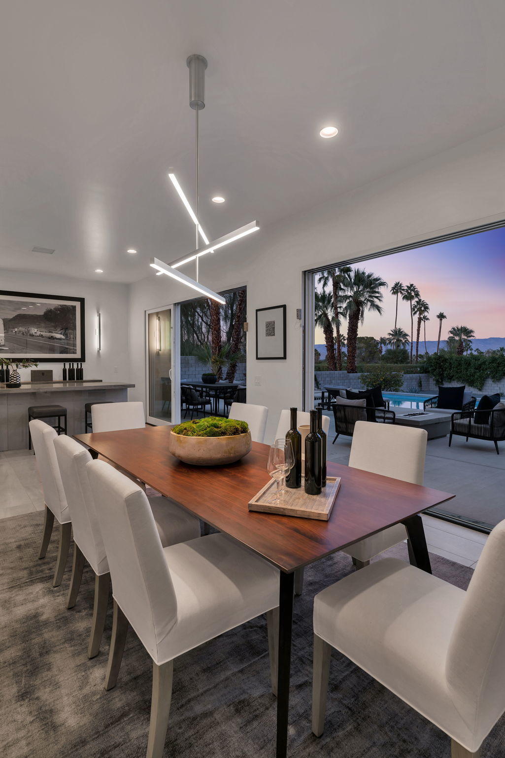 71374 Biskra Road Rancho Mirage, CA 92270 - Photo 23 of 75 a view of a dining room with furniture