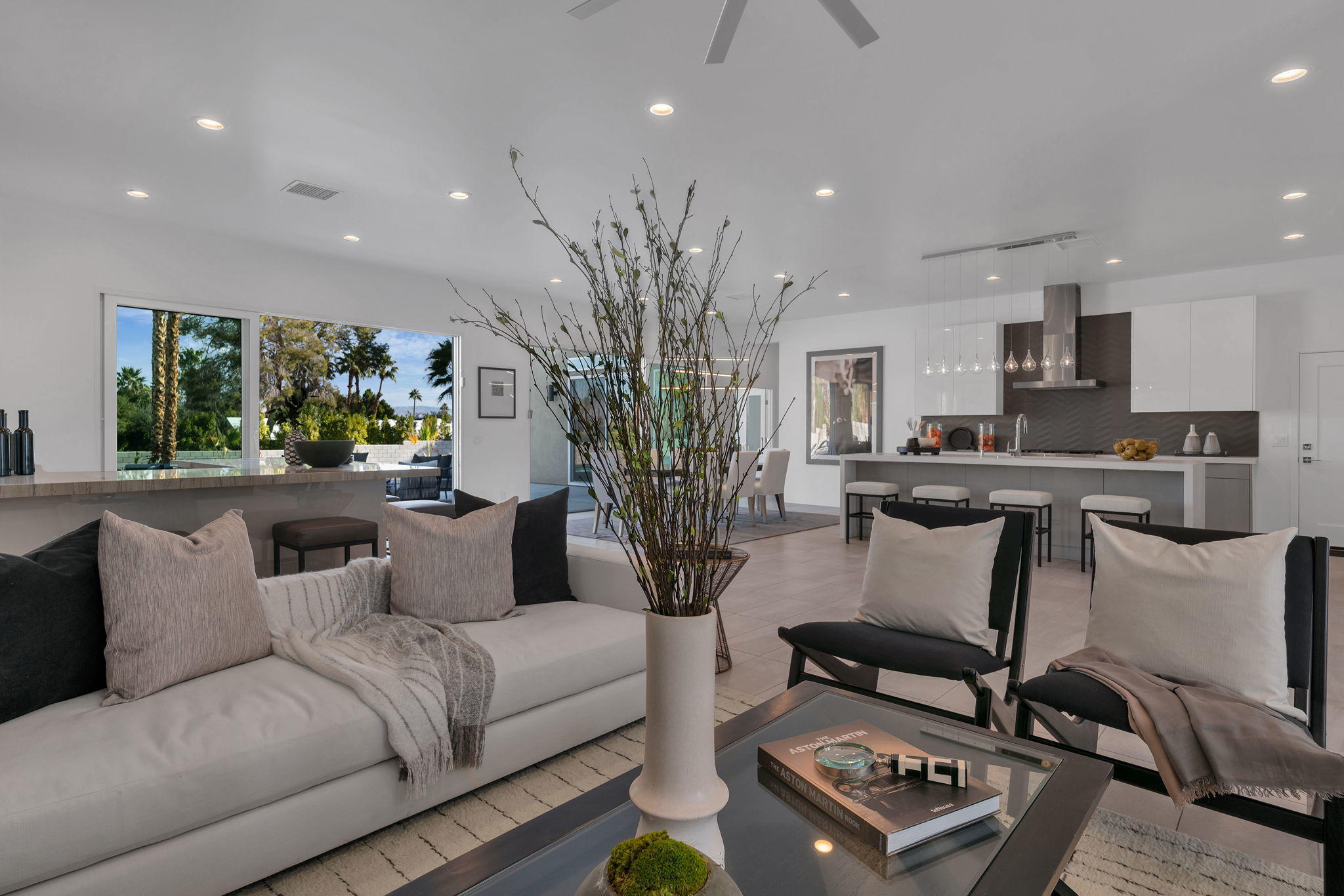 71374 Biskra Road Rancho Mirage, CA 92270 - Photo 7 of 75 a living room with furniture and a wooden floor