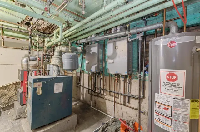 a view of storage and utility room