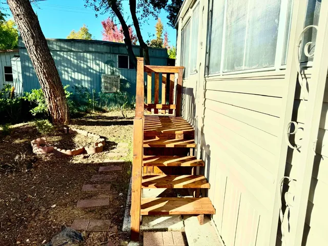 front view of a house with a window
