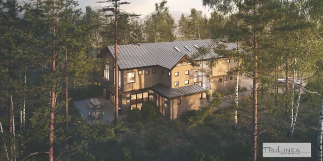 a view of a terrace from a house