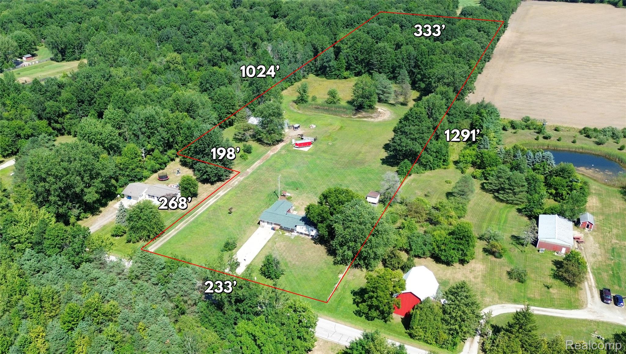 9264 Duffield Road Montrose, MI 48457 - Photo 22 of 22 Estimated Plot Lines