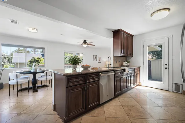 a view of a livingroom with furniture and window