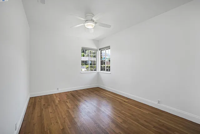 wooden floor in an empty room