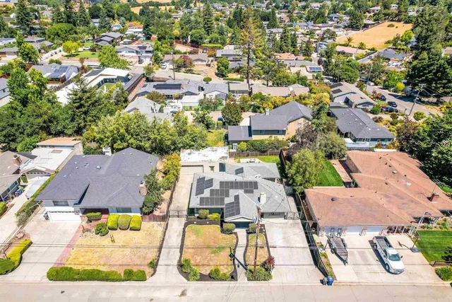 a view of a house with a swimming pool
