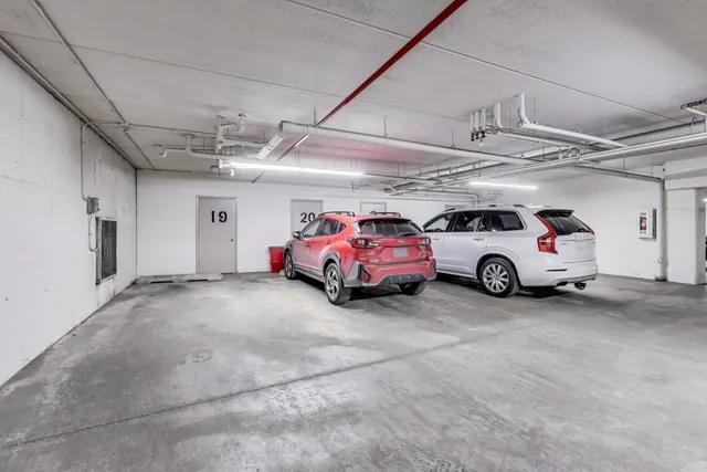 a front view of a building