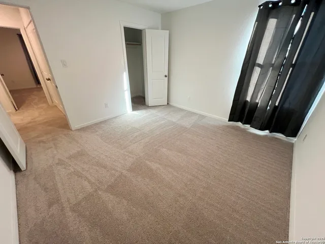 a view of a room with shelf