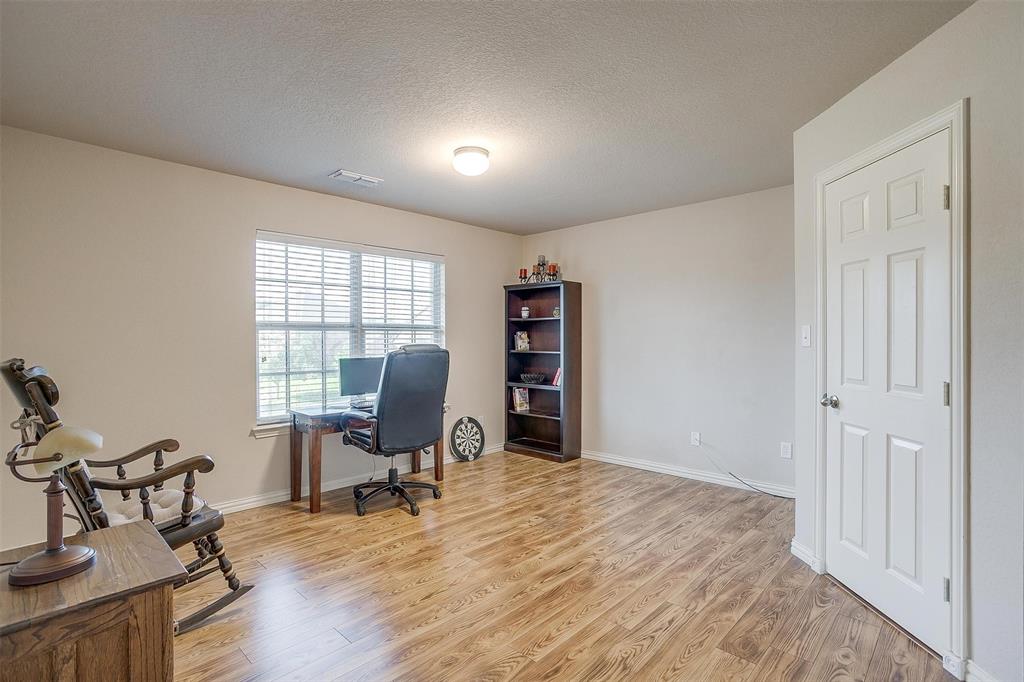 2536 Glenn Ranch Drive Burleson, TX 76028 - Photo 33 of 40 a view of a workspace with furniture and a window