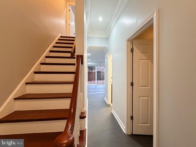 5915 Kingsford Road, Unit 365 Springfield, VA 22152 - Photo 21 of 28 a view of entryway with wooden floor and stairs