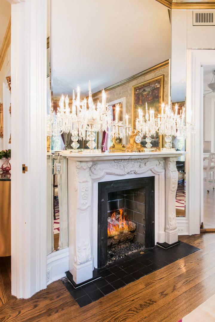 201 Scottswood Road Riverside, IL 60546 - Photo 21 of 75 a room with fireplace and wooden floor