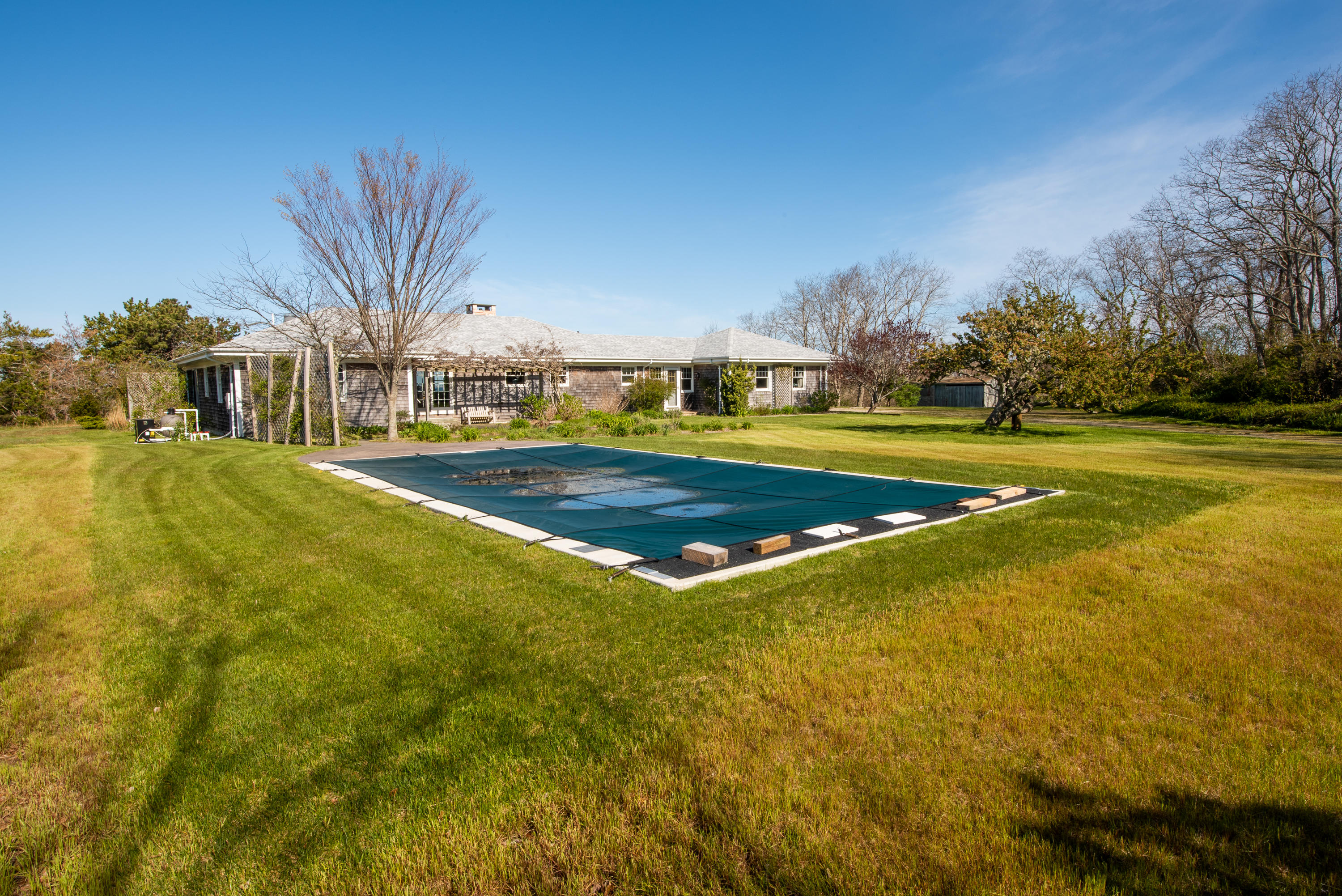 63 Depot Road Truro, MA 02666 - Photo 11 of 36 a view of swimming pool is middle in the backyard